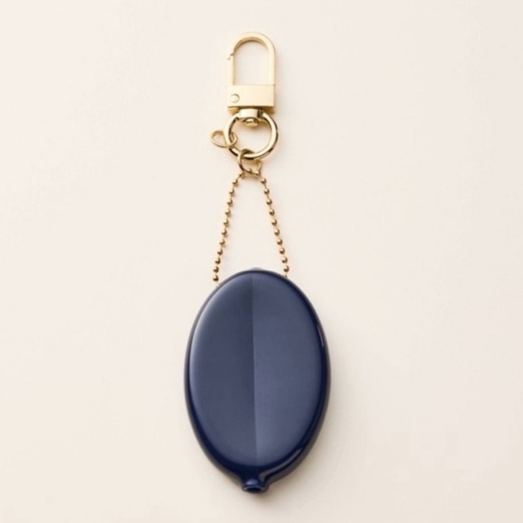 Kate Spade Blue Coin Holder Keychain TARGET COLLAB NEW - Picture 6 of 6